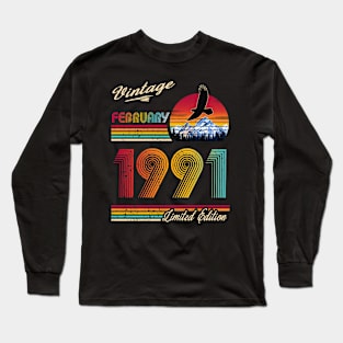 February 1991 Birthday Long Sleeve T-Shirt